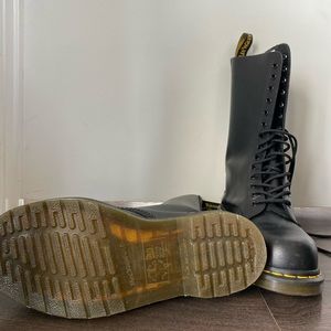14 eyelet tall doc martens